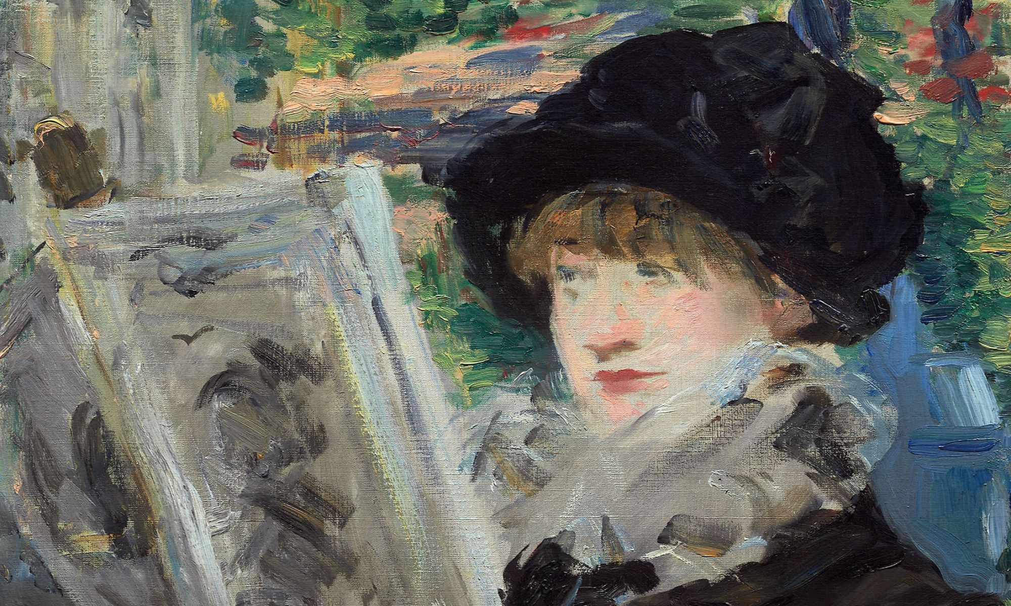 Czytająca kobieta, Édouard Manet, 1880-81.