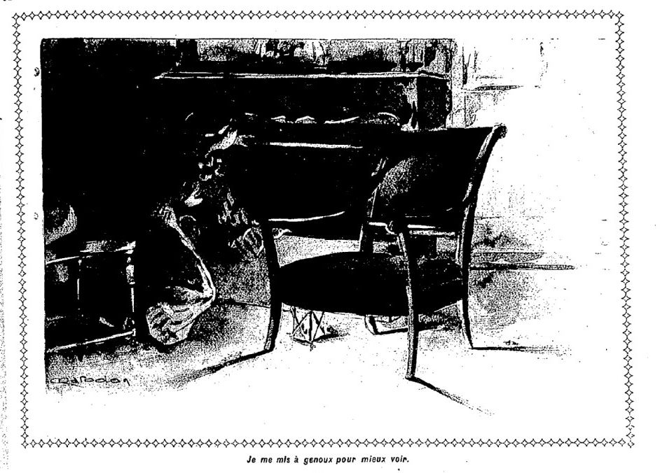 Złoty topór, Gaston Leroux, ilustracja (2).