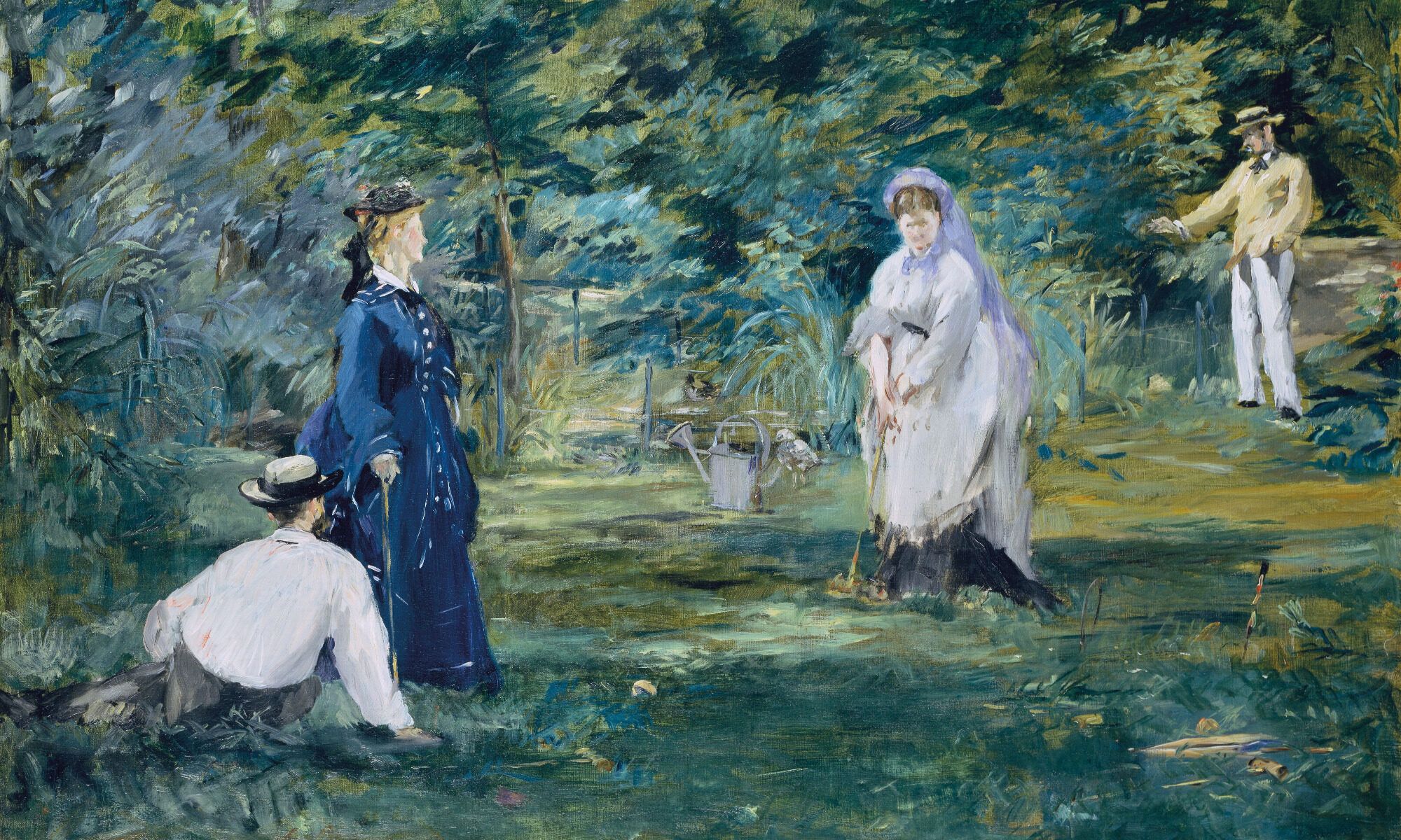 Gra w krokieta, Édouard Manet, 1873.
