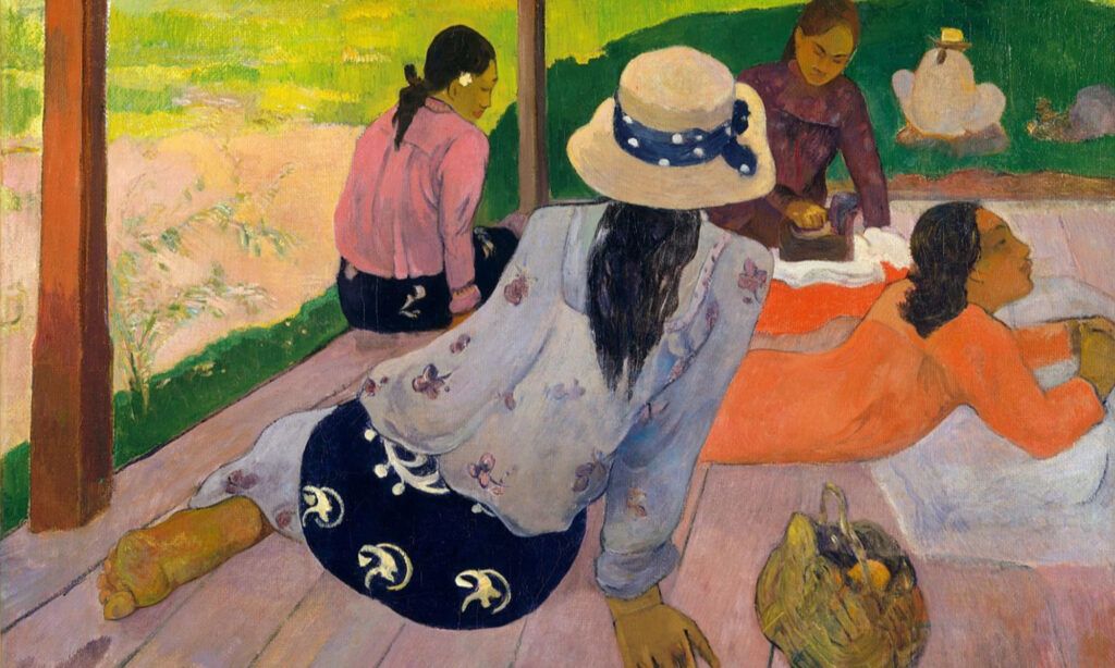 Sjesta, Paul Gauguin, 1892-94.
