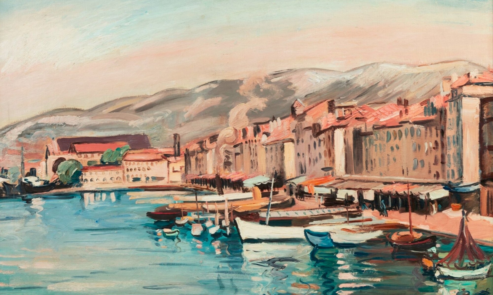Port w Tulonie, Othon Friesz, 1929.