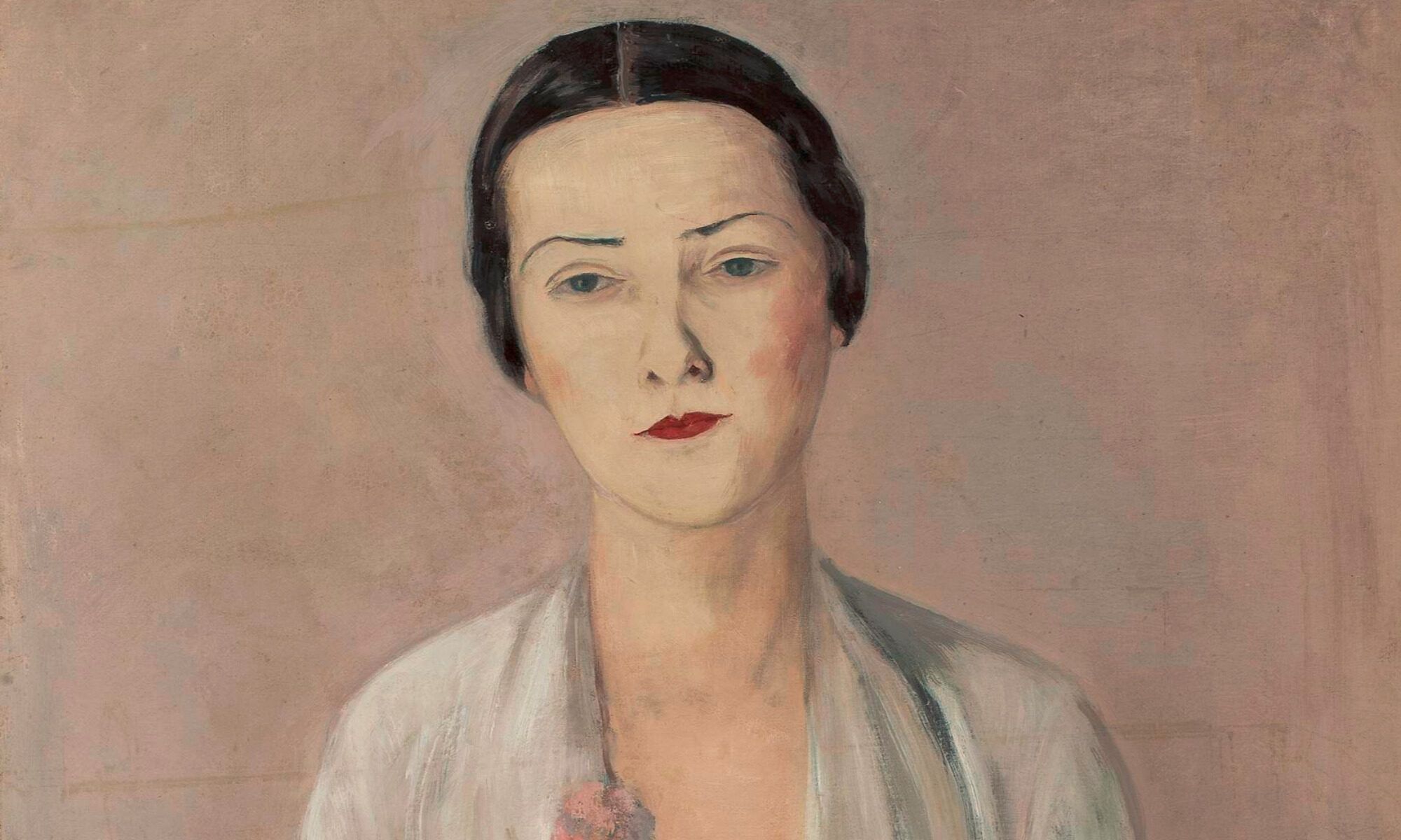Portrait de madame Błeszyńska, Leopold Gottlieb, 1934.