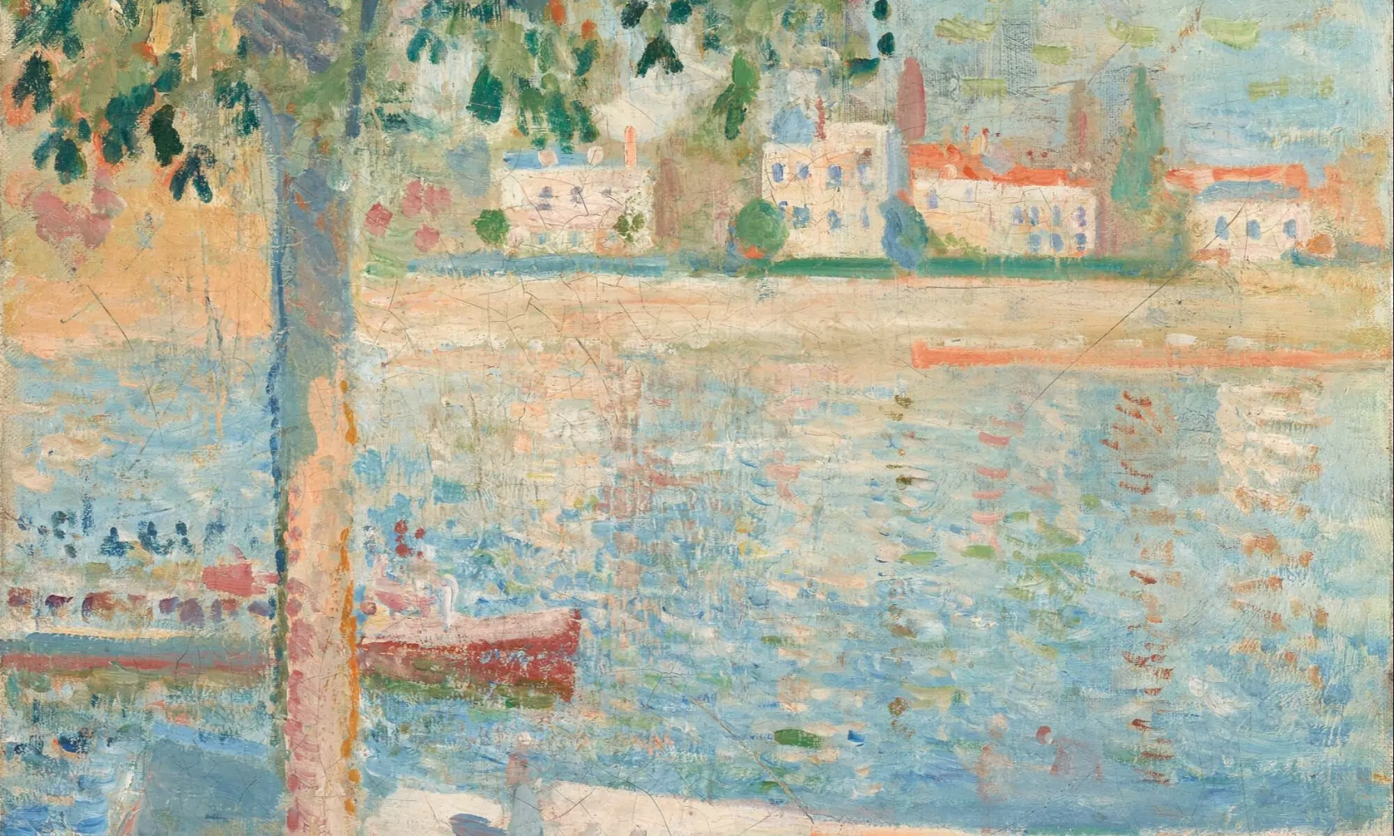 Sekwana w Saint-Cloud, Edvard Munch, 1890.